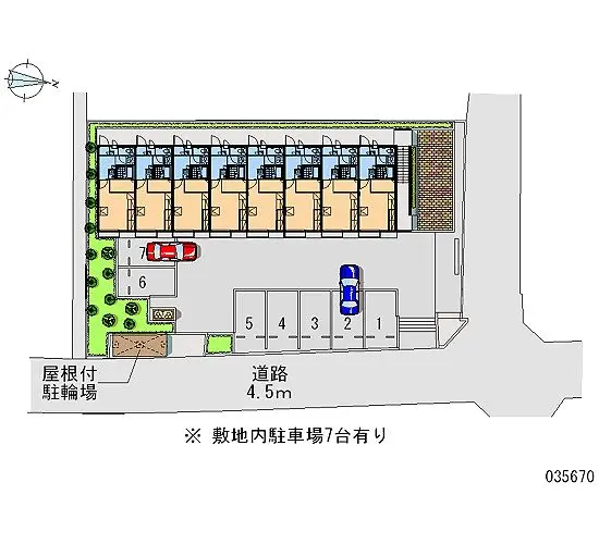 ★手数料０円★秦野市南矢名 月極駐車場